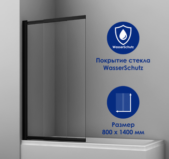 Уже в продаже! Стеклянные шторки с покрытием WasserSchutz 