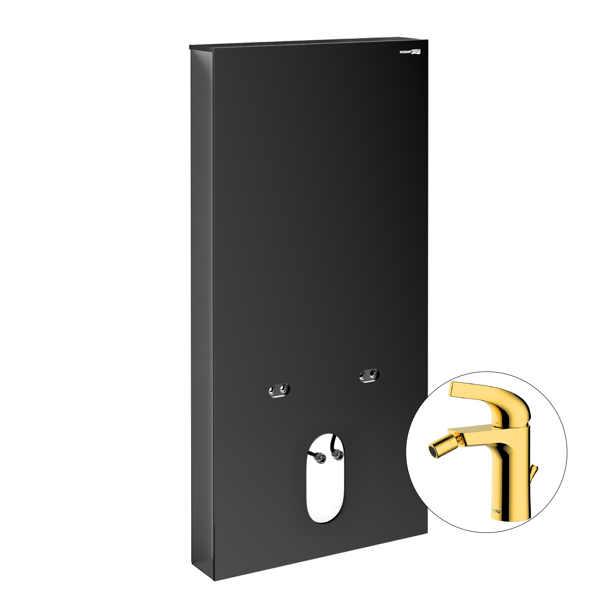 Комплект для биде со смесителем Naab 86BDT.050.BL.SQ7106