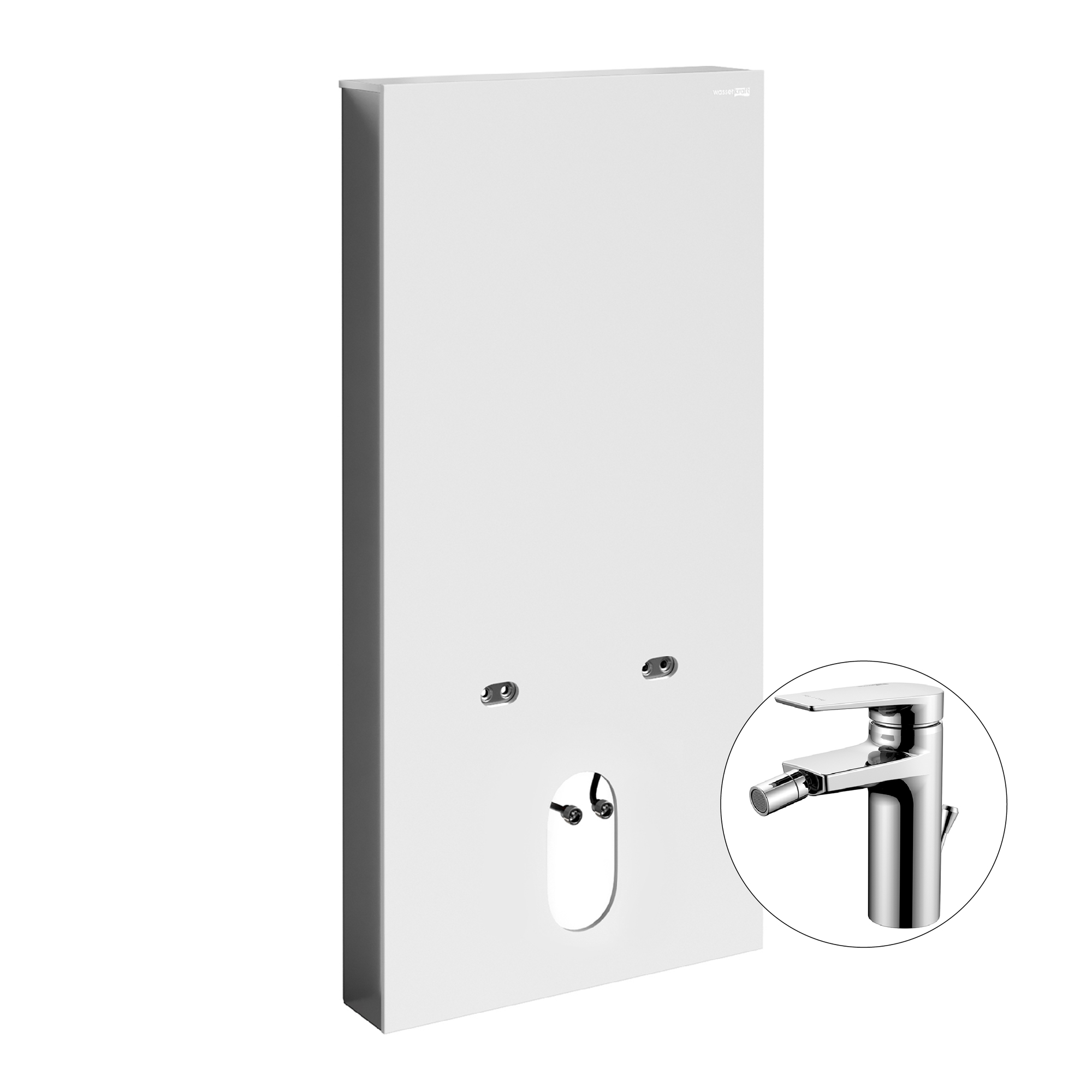 Комплект для биде со смесителем Naab 86BDT.050.WH.SQ3206