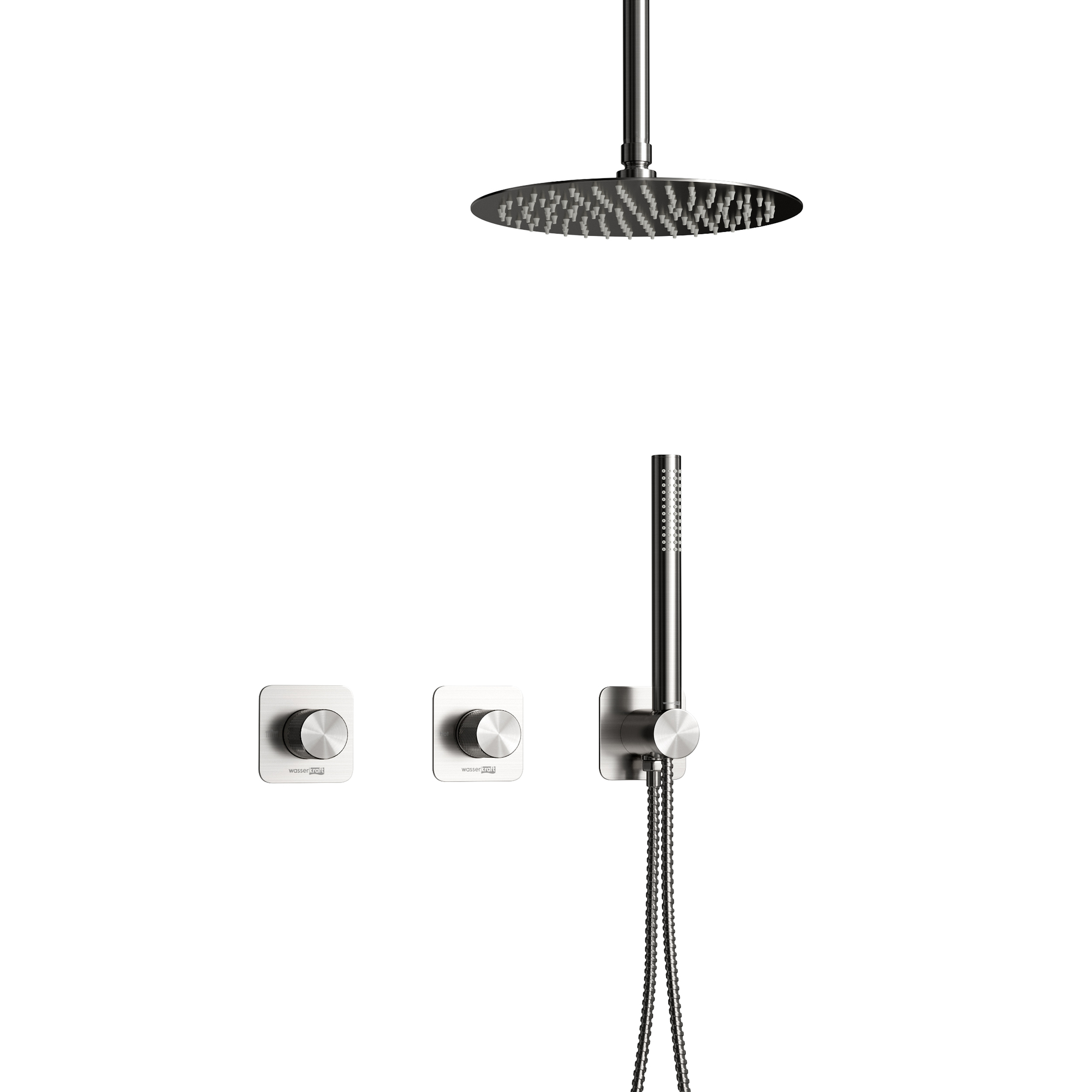 Встраиваемый комплект для душа с верхней насадкой и лейкой A6451.296.352.121.275.100.276