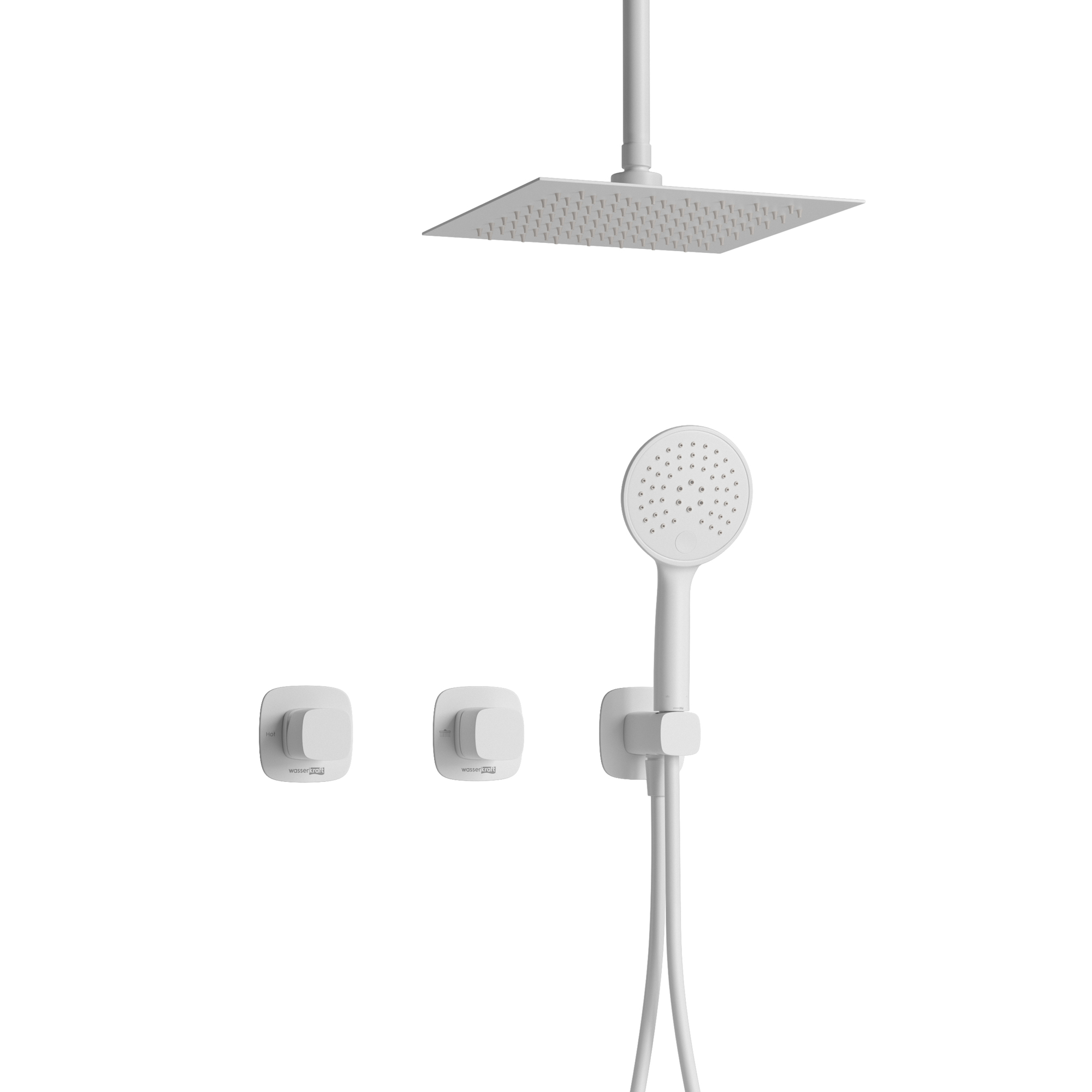 Встраиваемый комплект для душа с верхней насадкой и лейкой A9551.266.233.254.328.156.155