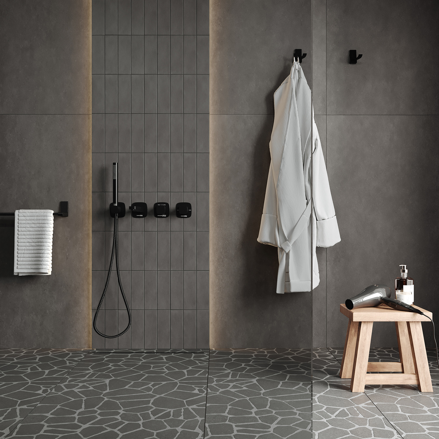 Vechte 60W44PG Душевая перегородка